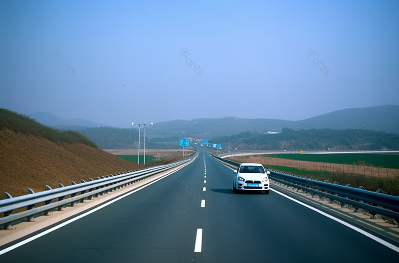 公路上的小轿车户外风景,高清,摄影图,摄影图片,图片大全,摄影图免费下载